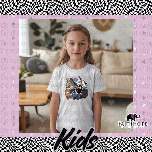 Wdnsday Cartoon Kids Shirt