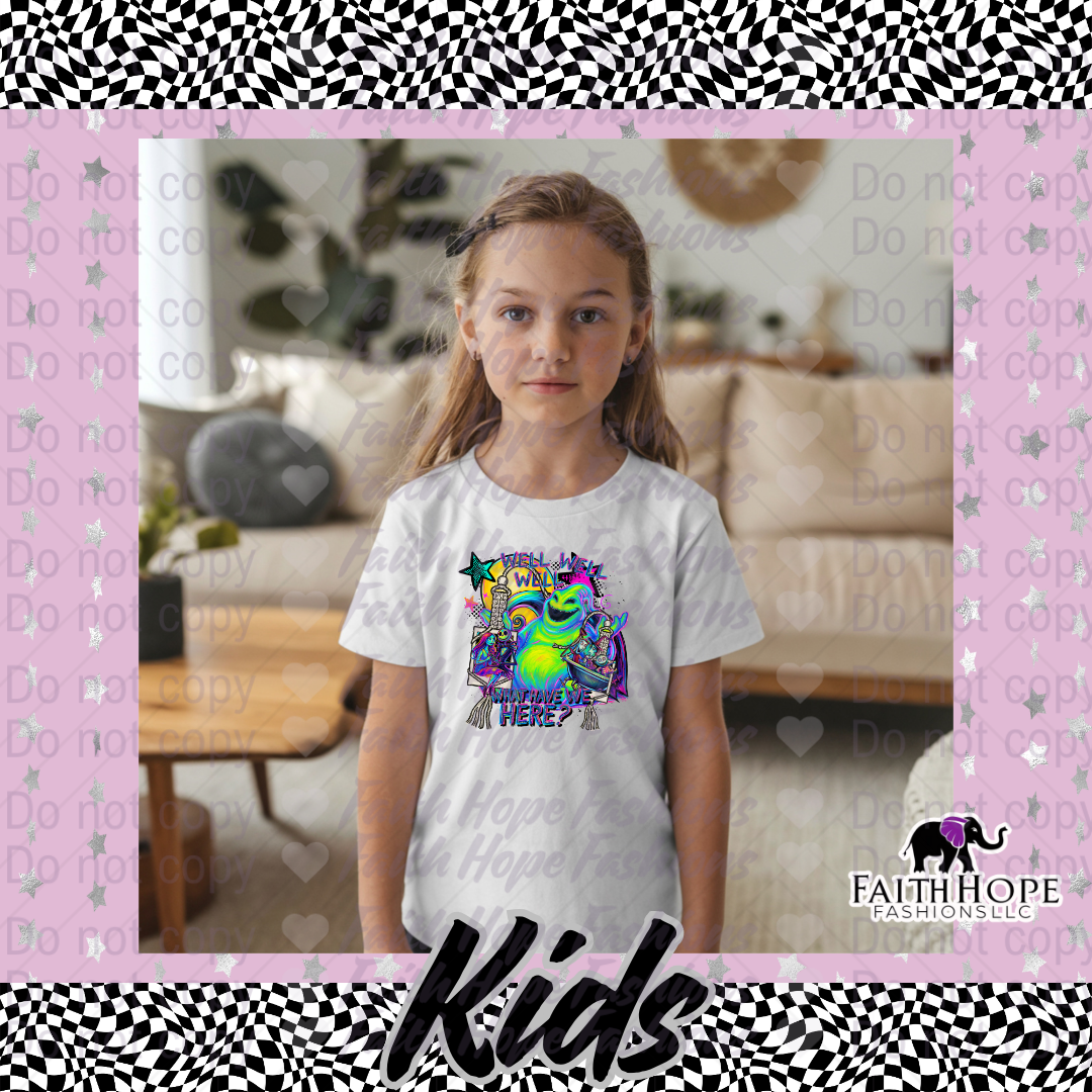 Well Well Well Oog Kids Shirt