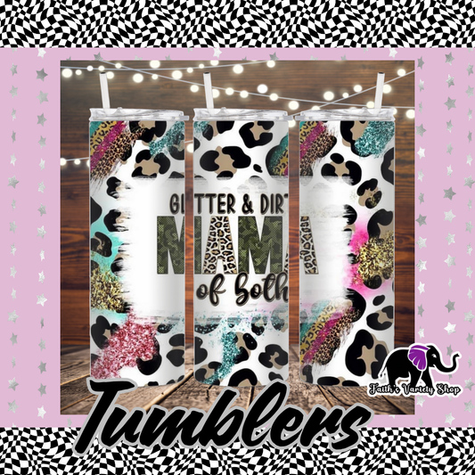 Leopard Mama of Both 20oz Tumbler