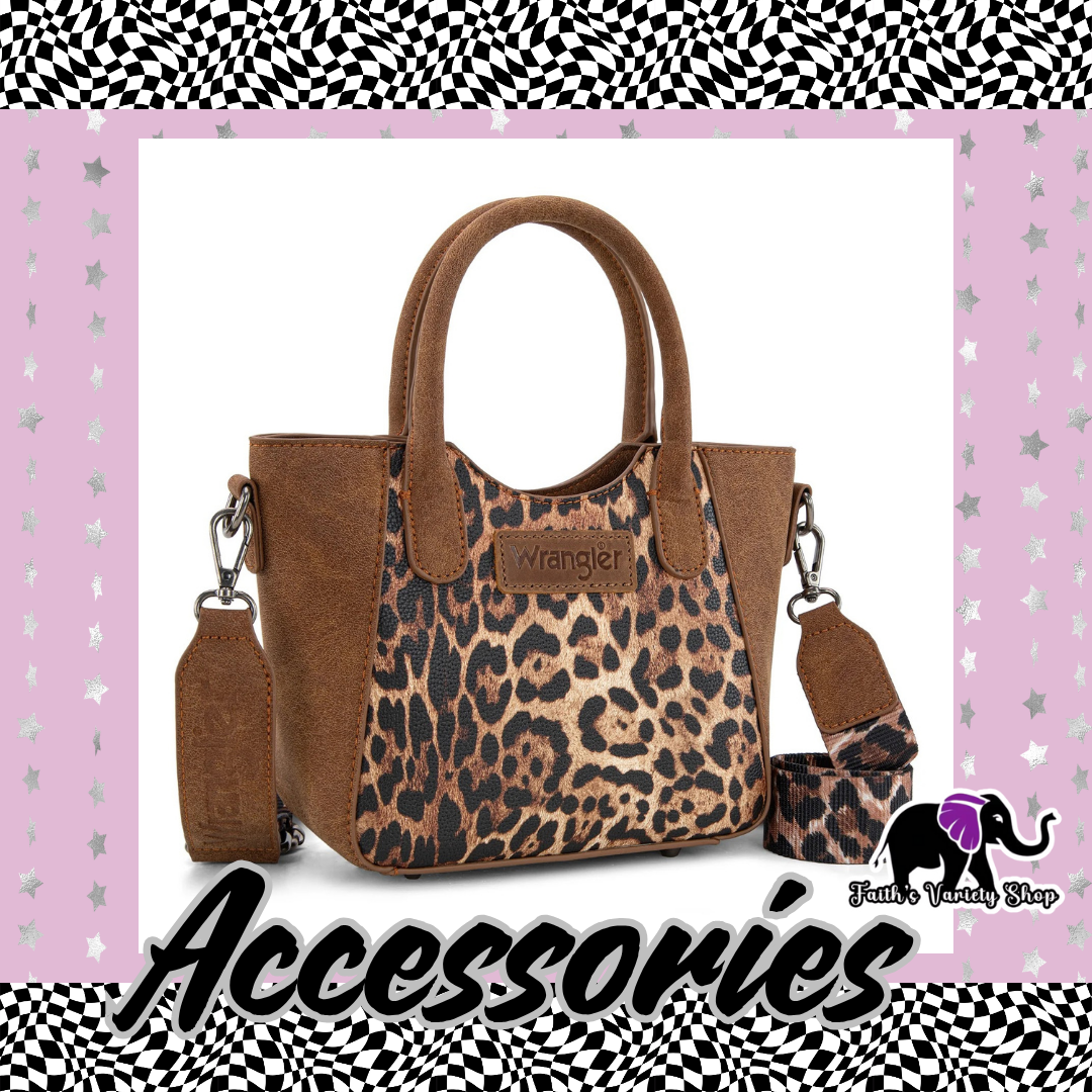 Leopard Wrangler Bag