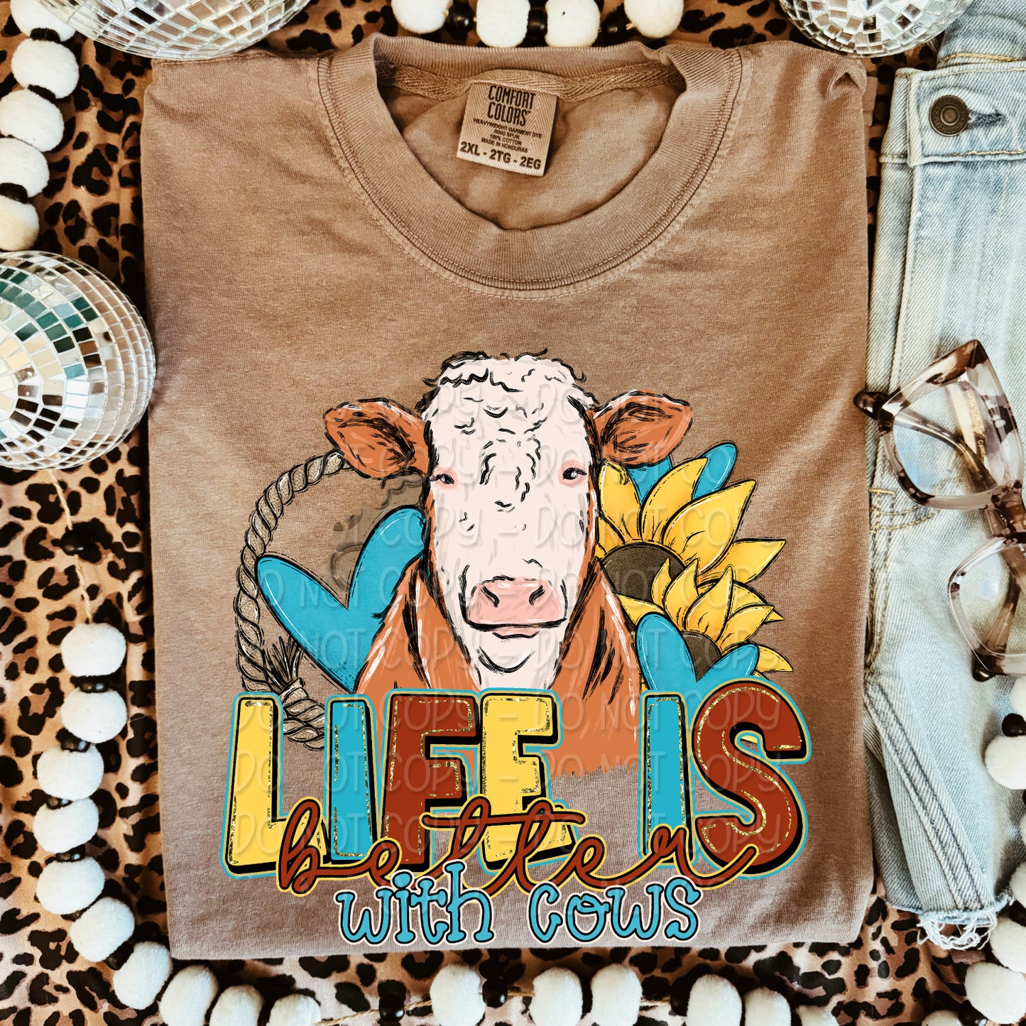 Life is Better with Cows T-shirt