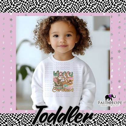 True Story Brushstroke Toddler Sweater