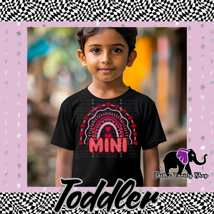 Mini Rainbow Hearts Toddler Shirt