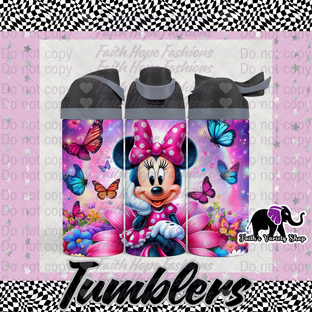 Minnie Butterflies Owala Style Tumbler