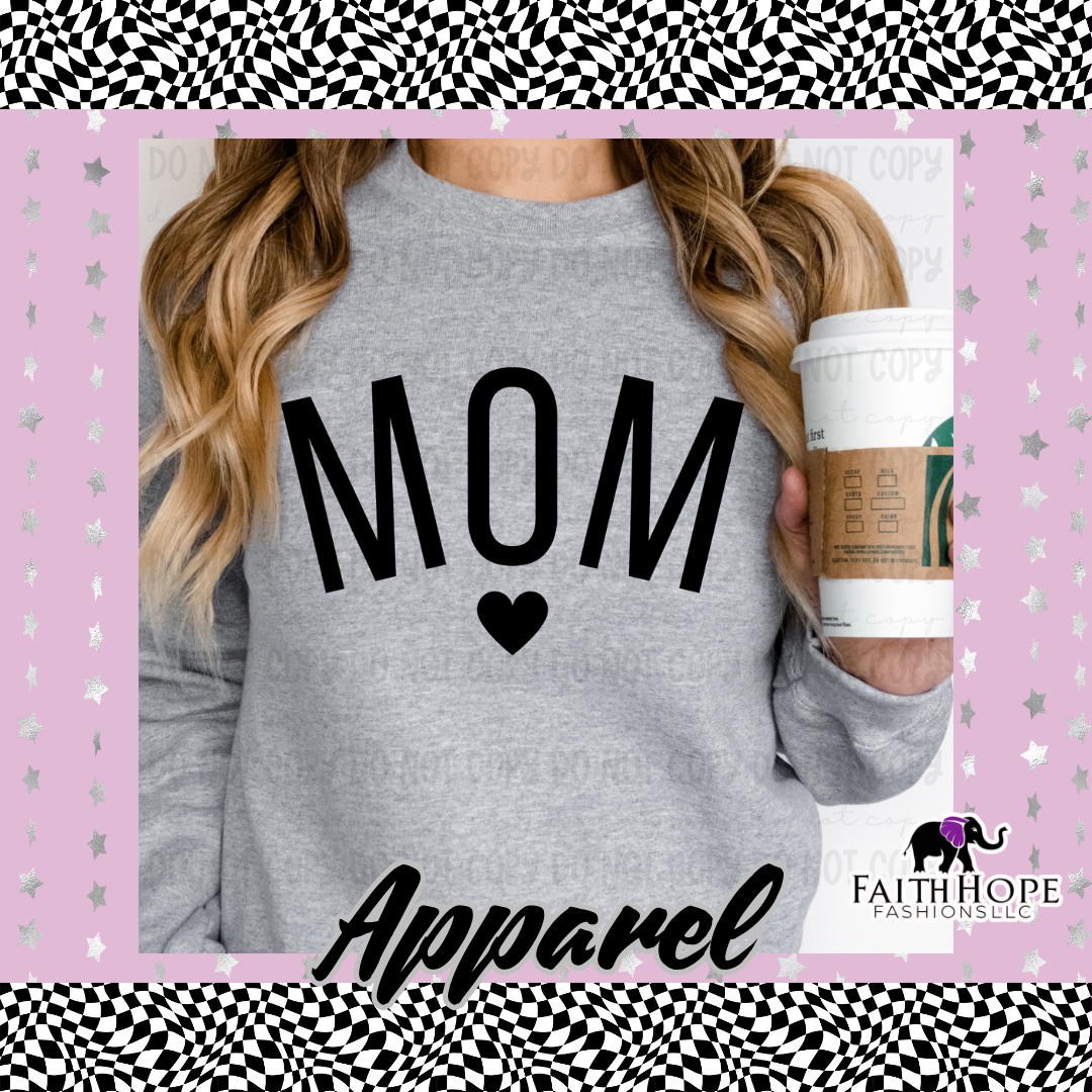 Mom Heart Adult Sweater