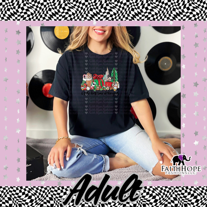 Most Wonderful Time Of Year Disney Adult Shirt