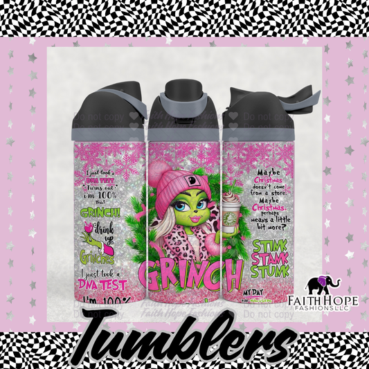 My Day Grinch Owala Style Tumbler