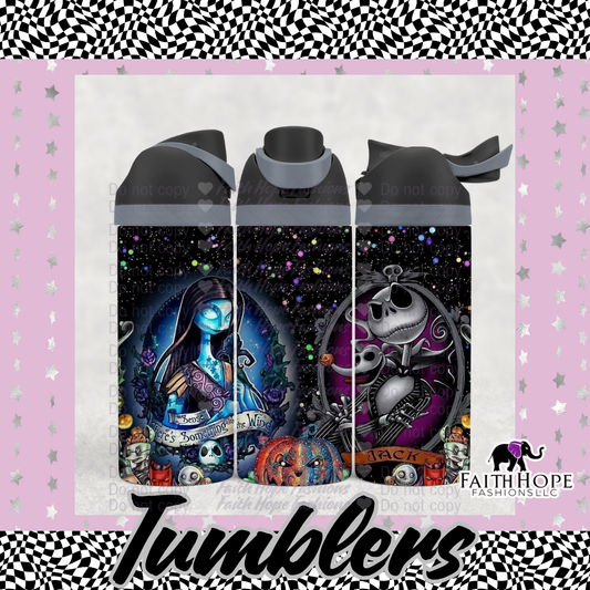 NBC Glitter Owala Style Tumbler