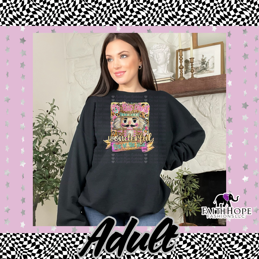 Nutcracker Brushstroke Adult Sweater