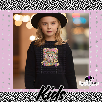 Nutcracker Brushstroke Kids Sweater