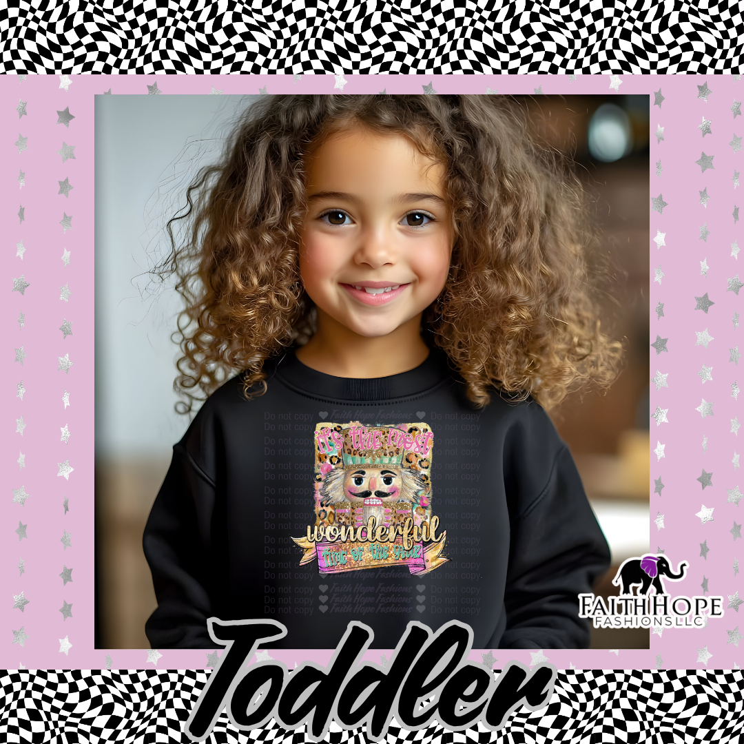 Nutcracker Brushstroke Toddler Sweater