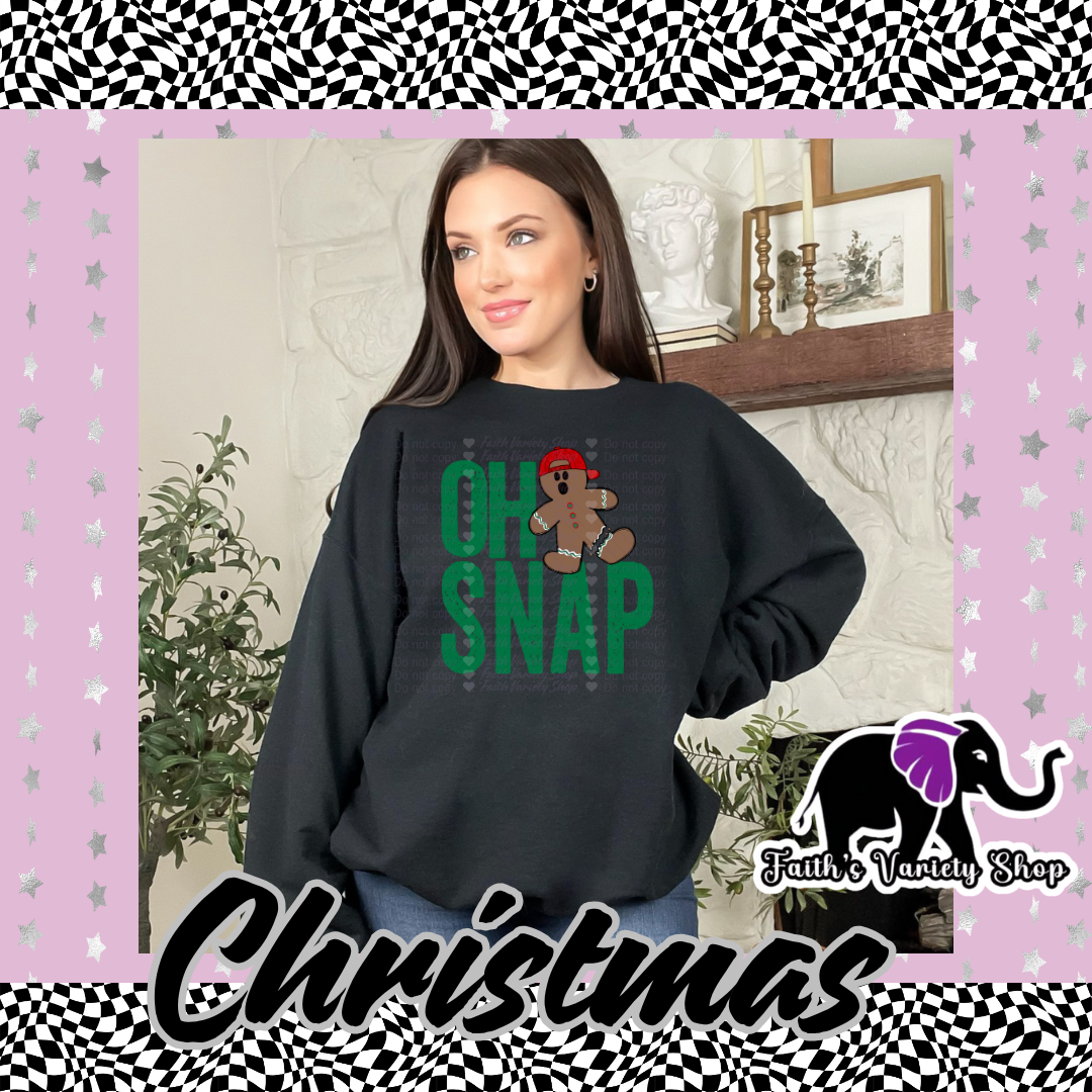 Oh Snap Boy Adult Sweater