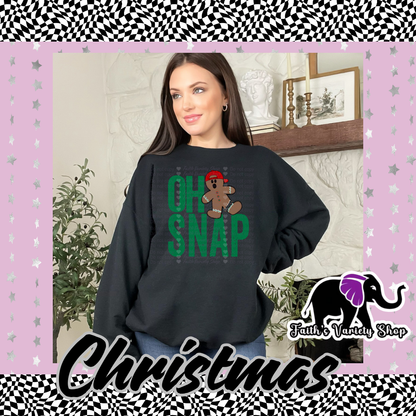 Oh Snap Boy Adult Sweater