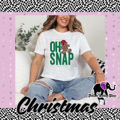 Oh Snap Boy Adult T Shirt