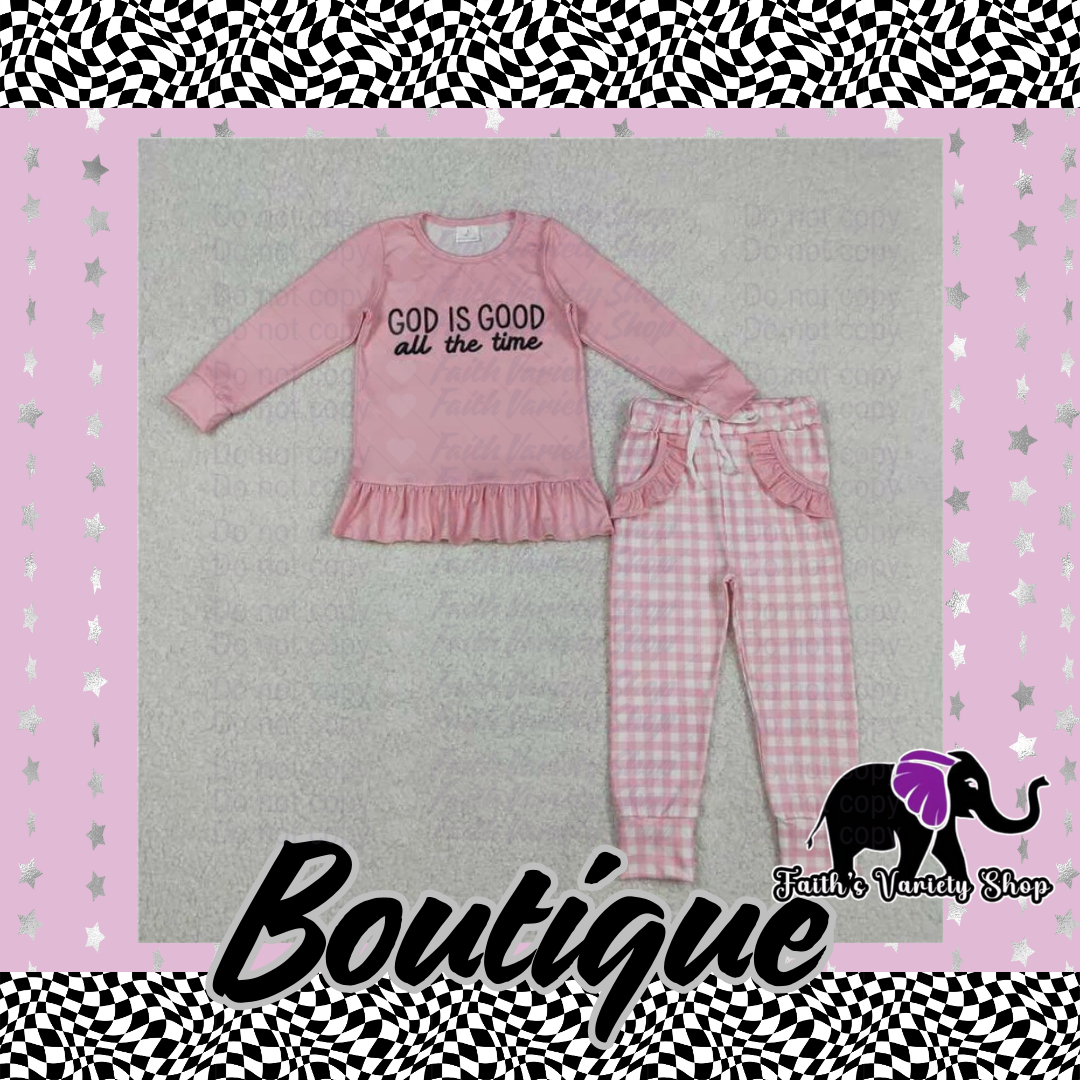 Pink God is Good Boutique Outfit