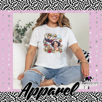 Snow White Polaroid Adult T Shirt