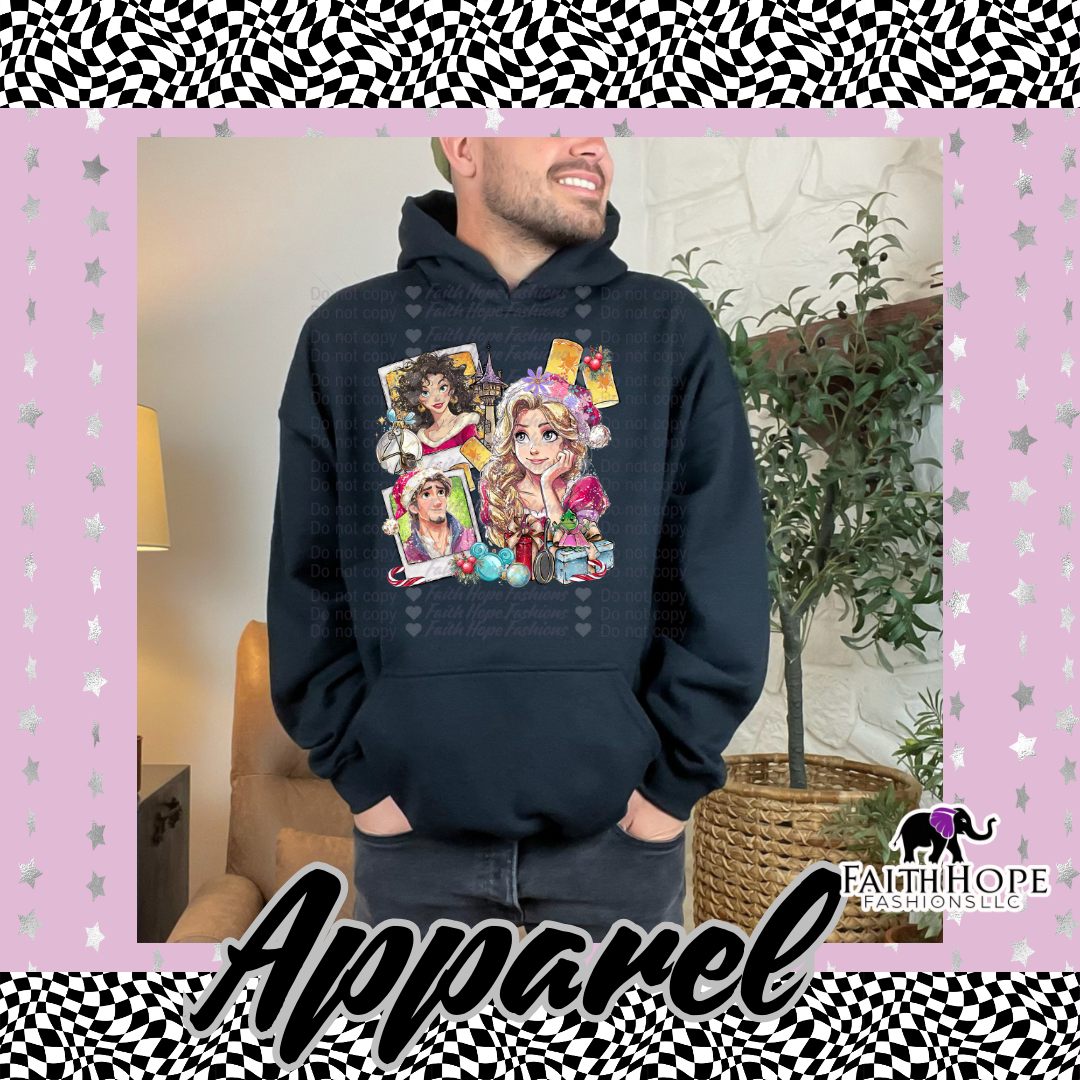 Tangled Polaroid Adult Hoodie
