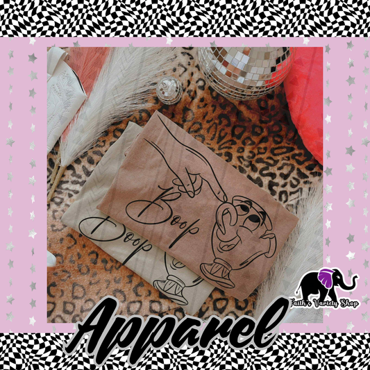 Tea Cup Boop Adult Shirt