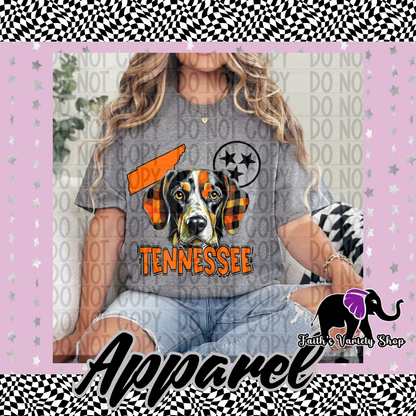 Tennessee Dog Adult Shirt