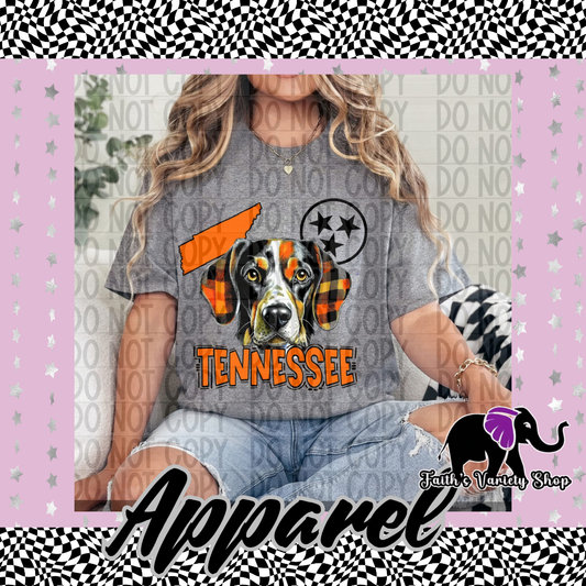 Tennessee Dog Adult Shirt