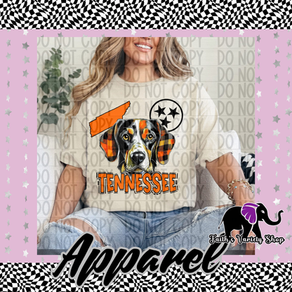 Tennessee Dog Adult Shirt