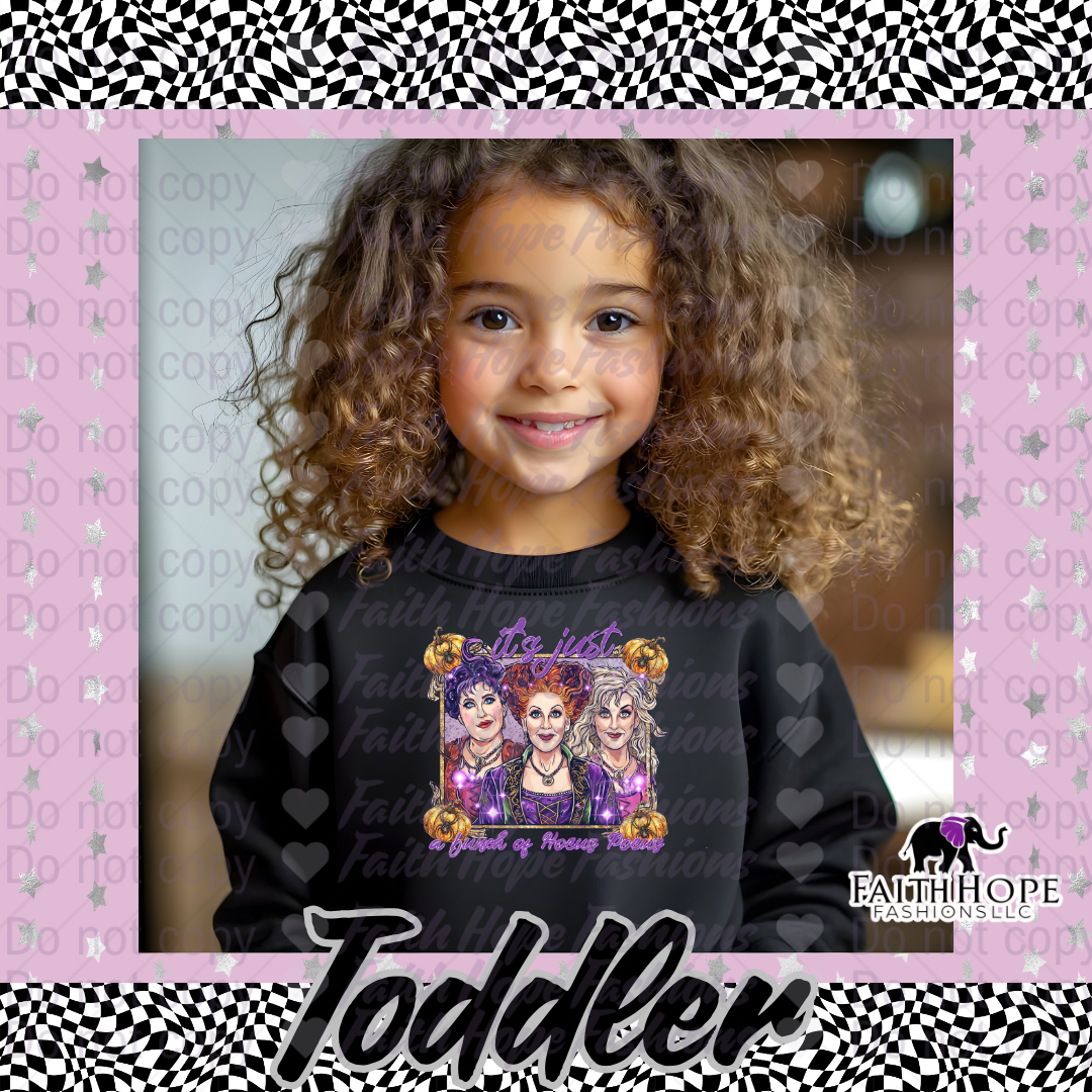 Bunch of HP Purple Glitter Toddler Sweater