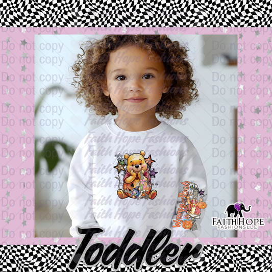 Halloween Bear Toddler Sweater