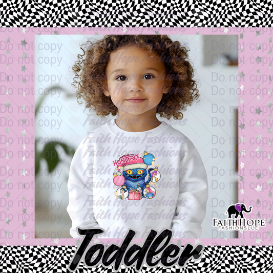 Pink Huntrx Toddler Sweater
