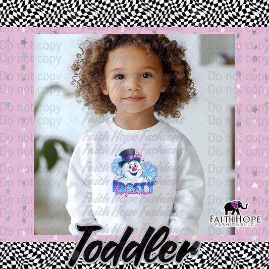Snowman Frosty Toddler Sweater