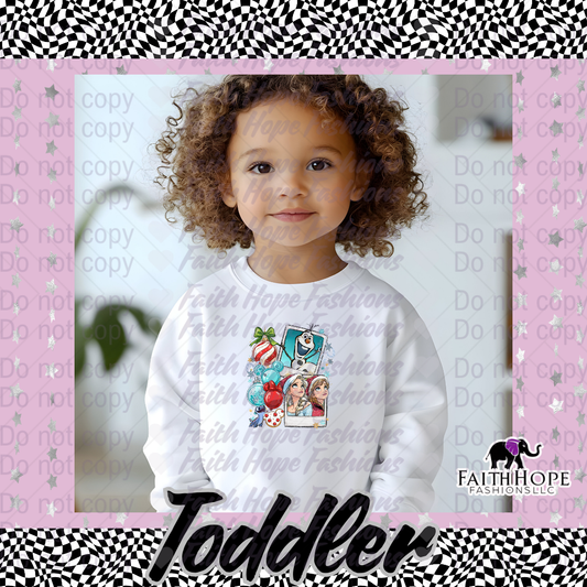 Freezing Polaroid Toddler Sweater