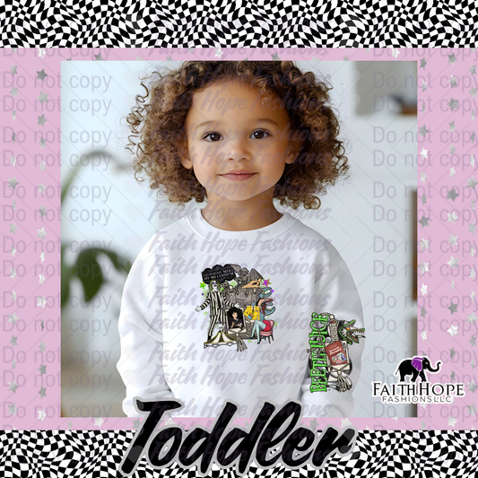 Bettle Juice Toddler Sweater