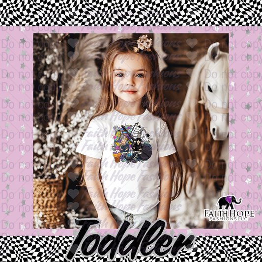 Wdnsday Cartoon Toddler Shirt