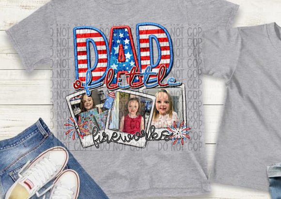 Dad of a firework T-Shirt
