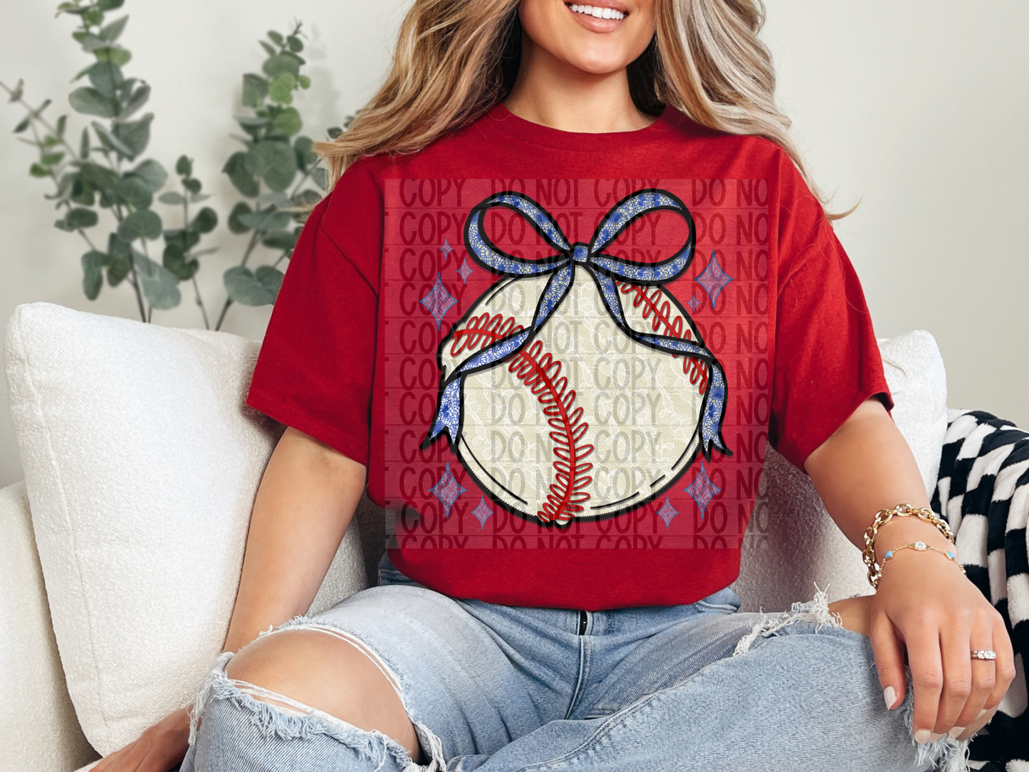 Baseball Bow Shirt