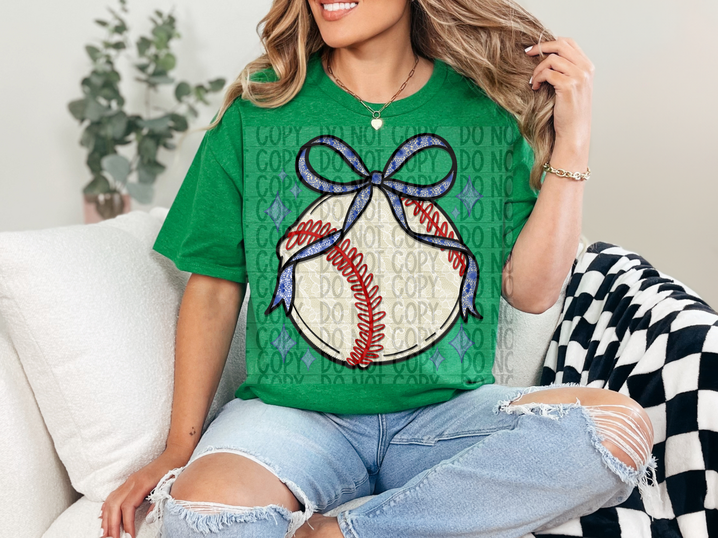 Baseball Bow Shirt