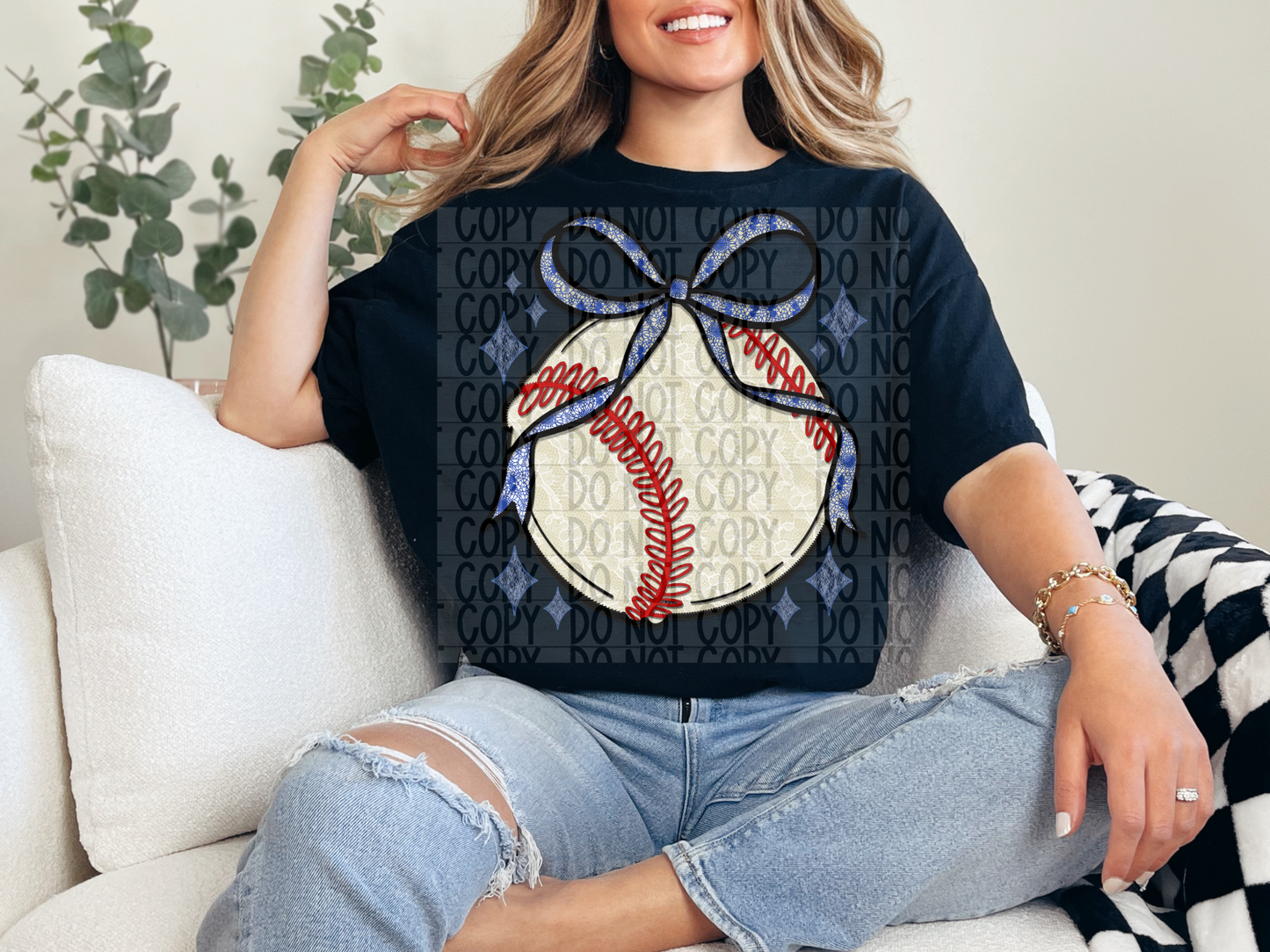 Baseball Bow Shirt