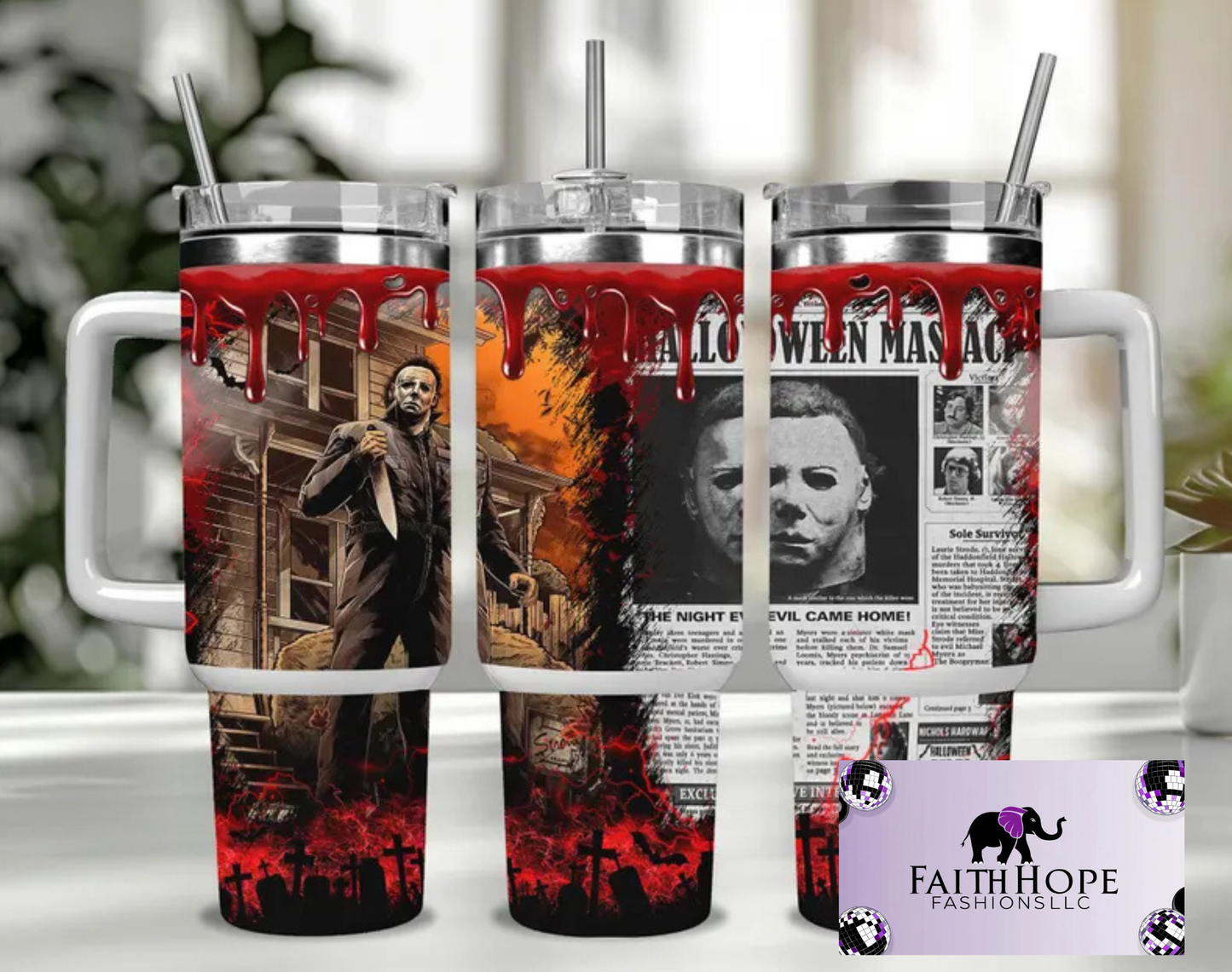 J*son Newspaper 40oz Tumbler
