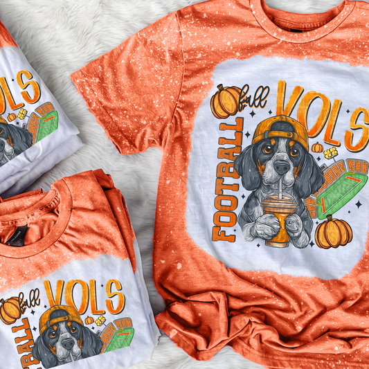 Bleached out Go Team T-shirt