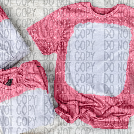 Heather Red Bleached  out T-shirt