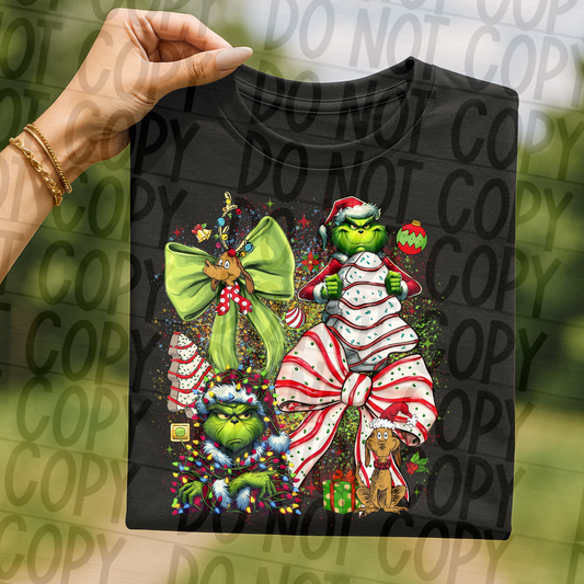Green Guy and Tree Cakes Kids Shirt