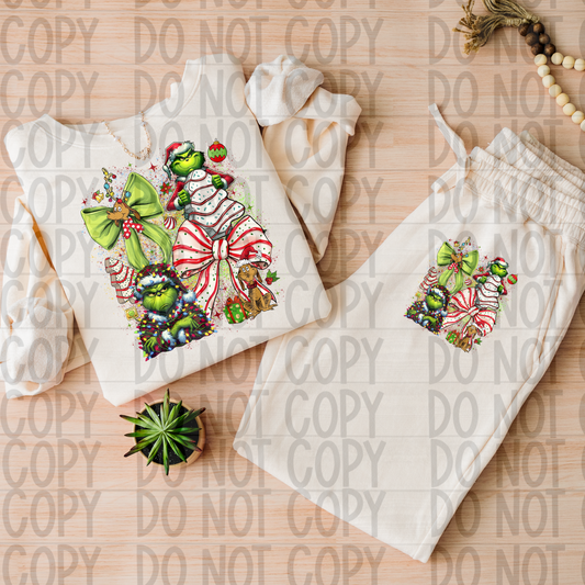 Green Guy and Cake Jogger Set