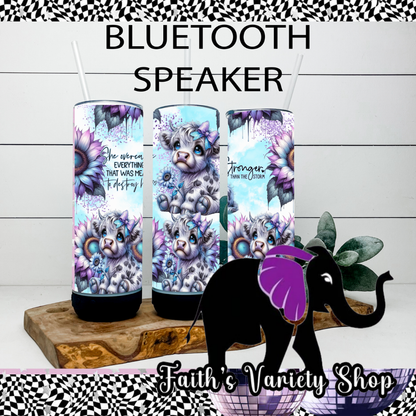 Stronger Than The Storm Cow Tumbler