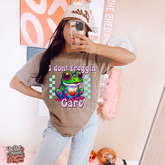 I dont Froggin Care T-shirt