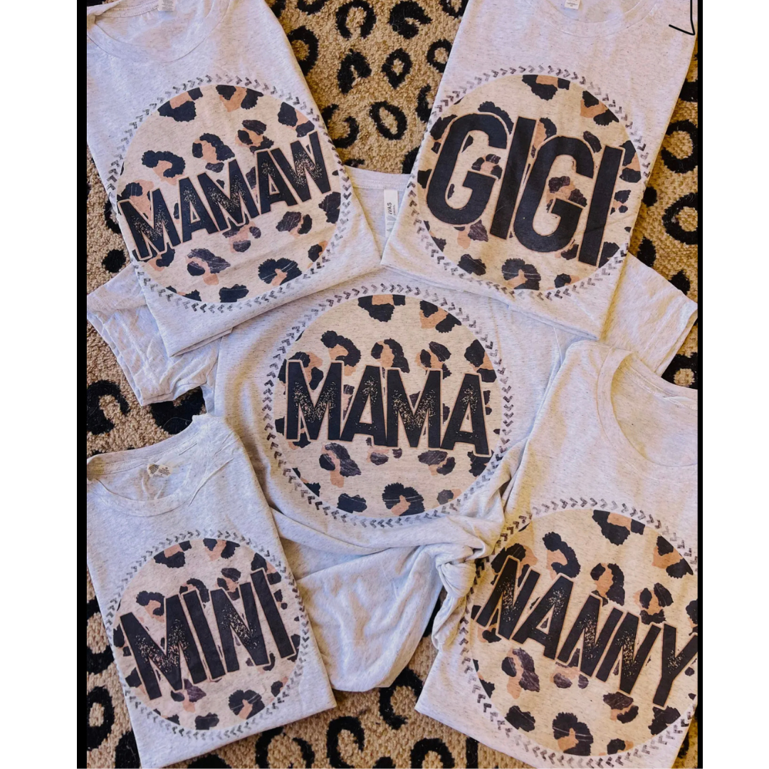 Cheetah Mom Shirts