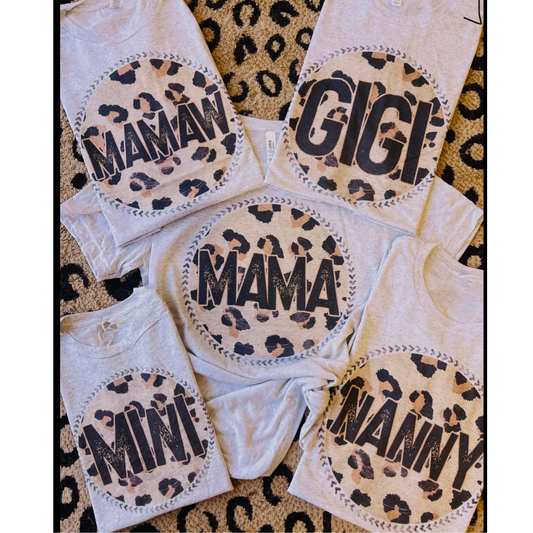 Cheetah Mom Shirts