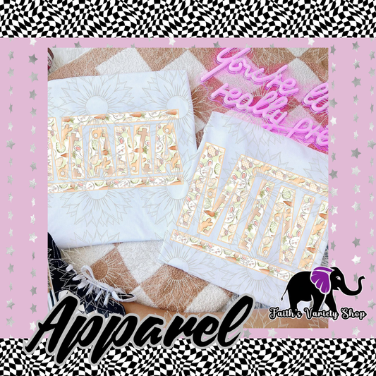 Yellow Mama and Mini Spring Bunny Apparel