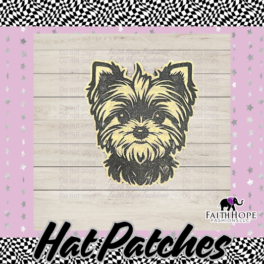 Yorkie Hat Patch