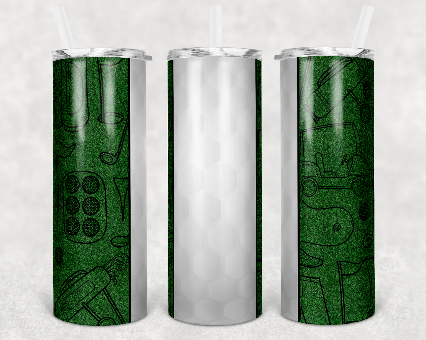 Green Golfing Tumbler