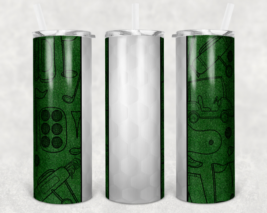 Green Golfing Tumbler