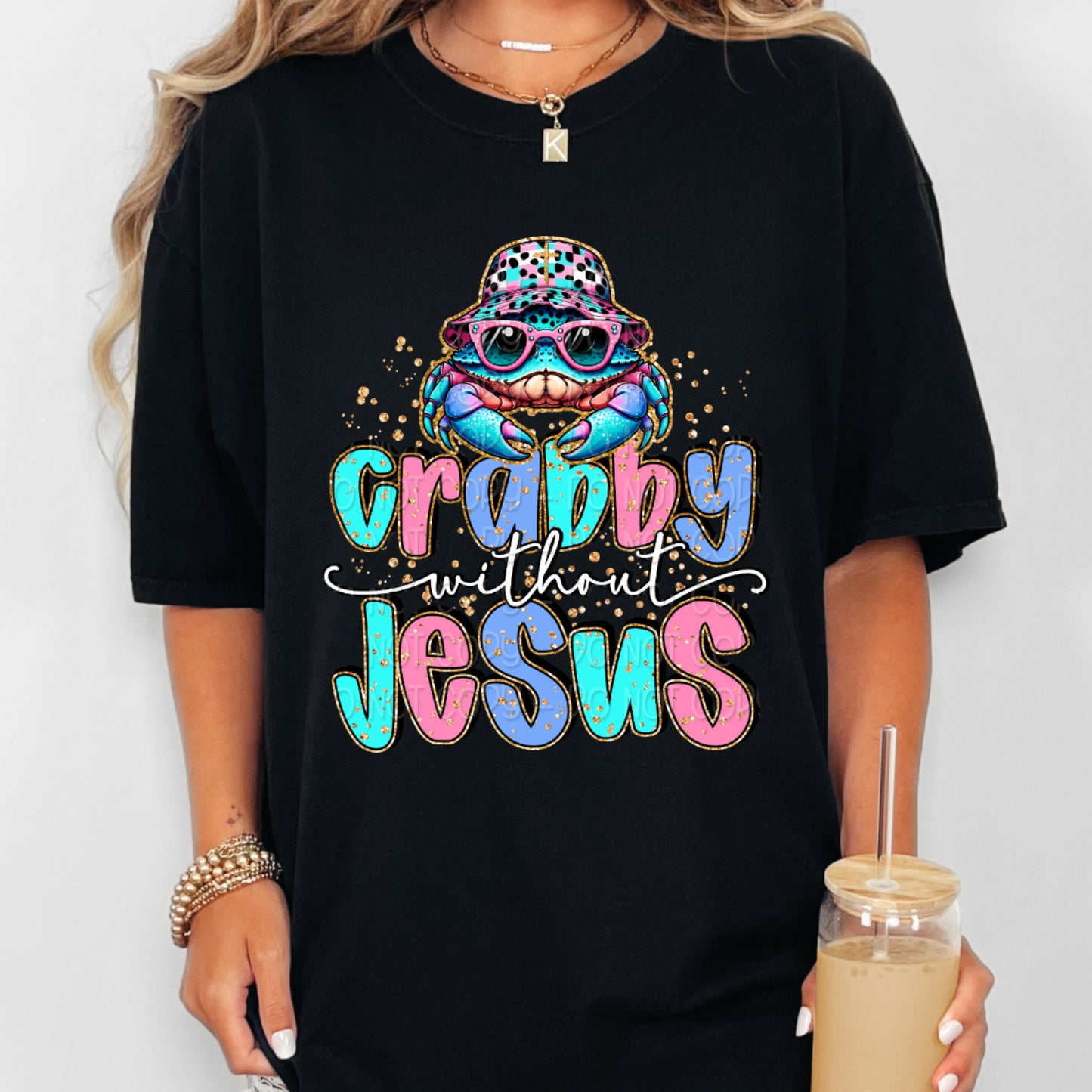 Crabby without Jesus T-shirt